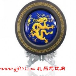 騰龍歸海活性炭雕 商務禮品