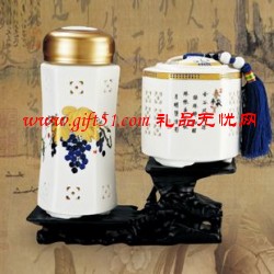 春華秋實茶葉罐商務(wù)套裝