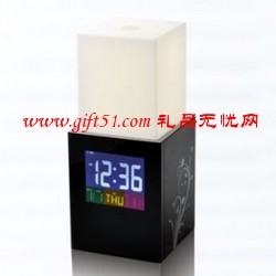 顯示時(shí)間步步高升小夜燈 節(jié)能臺(tái)燈