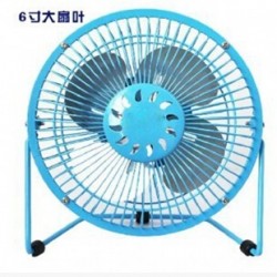 夏季360度旋轉(zhuǎn)USB鐵藝風扇